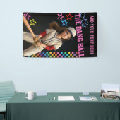 Triff Den Verfluchten Ball Lustige Baseball-Mutter Banner (Messeveranstaltung)