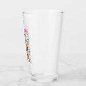 Triff Den Verfluchten Ball Lustige Baseball-Mutter Glas (Links)