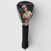 Triff Den Verfluchten Ball Lustige Baseball-Mutter Golf Headcover (Vorderseite)