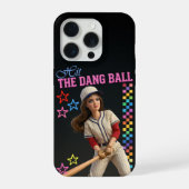 Triff Den Verfluchten Ball Lustige Baseball-Mutter iPhone Hülle (Rückseite)