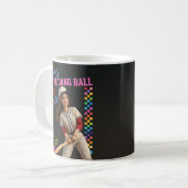 Triff Den Verfluchten Ball Lustige Baseball-Mutter Kaffeetasse (Vorderseite Links)