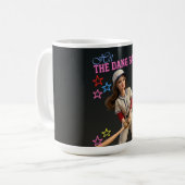 Triff Den Verfluchten Ball Lustige Baseball-Mutter Kaffeetasse (Vorderseite Links)
