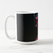 Triff Den Verfluchten Ball Lustige Baseball-Mutter Kaffeetasse (Links)