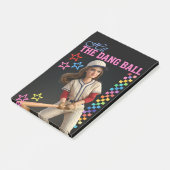 Triff Den Verfluchten Ball Lustige Baseball-Mutter Post-it Klebezettel (angewinkelt)