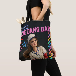 Triff Den Verfluchten Ball Lustige Baseball-Mutter Tasche