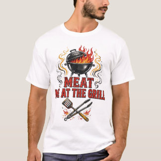 Triff mich am Grill Lustiges BBQ-Shirt T-Shirt