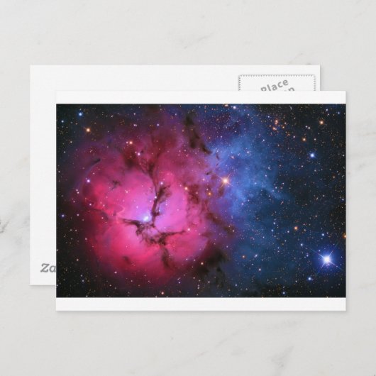 Trifid Emissions Reflektionsnebel M20 NGC 6514 Postkarte (Vorne/Hinten)