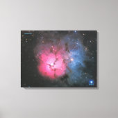 Trifid Nebel (M 20) - MittelCanvas Print Leinwanddruck (Vorderseite)