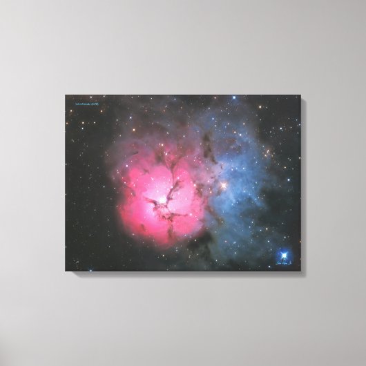 Trifid Nebel (M 20) - MittelCanvas Print Leinwanddruck (Vorderseite)