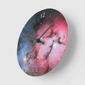 Trifid Nebula, Messier 16 - Pillars of Creation Runde Wanduhr (Winkel)