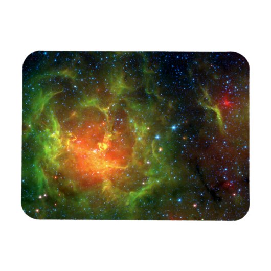Trifid Nebula NASA Spitzer Magnet (Horizontal)