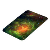 Trifid Nebula NASA Spitzer Magnet (Linke Seite)