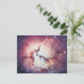 Trifid Nebula Postkarte (Stehend Vorderseite)