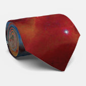 Trifide Nebula Farbenfrohe Hubble-Weltraum-Foto Krawatte (Gerollt)