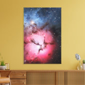 Trifidenznebel, Messier 16 - Säulen der Schöpfung Leinwanddruck (Insitu (Wohnzimmer))
