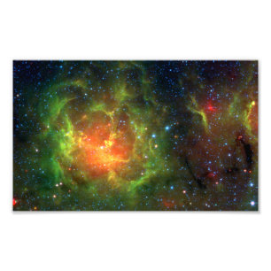 Trifidenznebel NASA Spitzer Fotodruck
