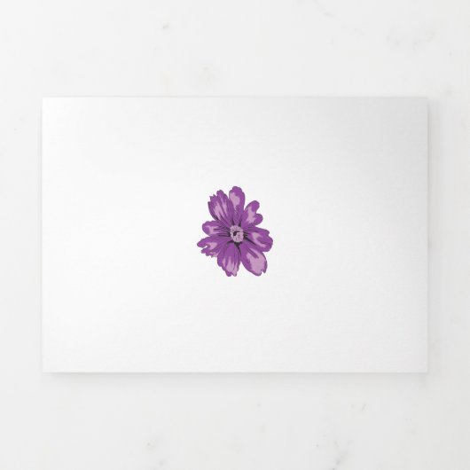 Trifold Letter Fold Card Dreifach Gefaltete Karte (Cover)