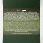 Trifold Letter Fold Invitation Dreifach Gefaltete Einladung (Innenseite Mitte)