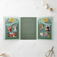 Trifold U-Boot "Meas and Greetings" Foto-Karte