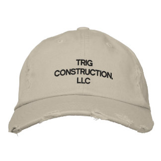 Trig Construction, LLC Hat Bestickte Kappe