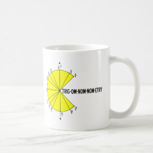 Trig-om-nom-nom-etry Funny Mug Kaffeetasse