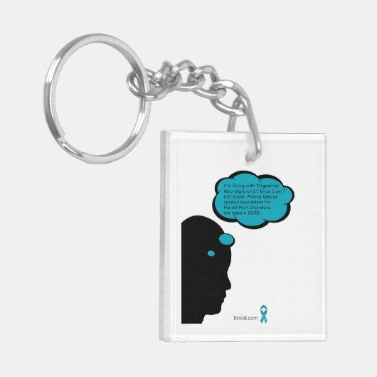 Trigeminal Neuralgia and Facial Pain Disorders Schlüsselanhänger (Vorderseite links)