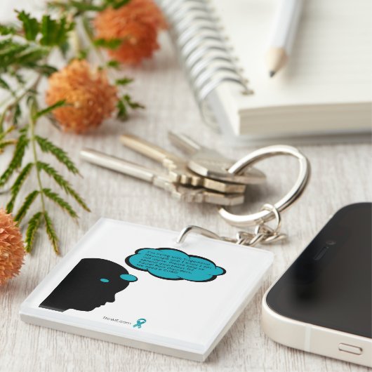 Trigeminal Neuralgia and Facial Pain Disorders Schlüsselanhänger (Vorderseite rechts)