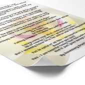 Trigeminal Neuralgia Gedicht von Rosemary Grant Poster (Ecke)