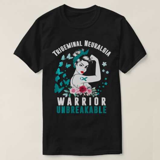 Trigeminal Neuralgie Bewusstsein Chronische Gesich T-Shirt (Design vorne)