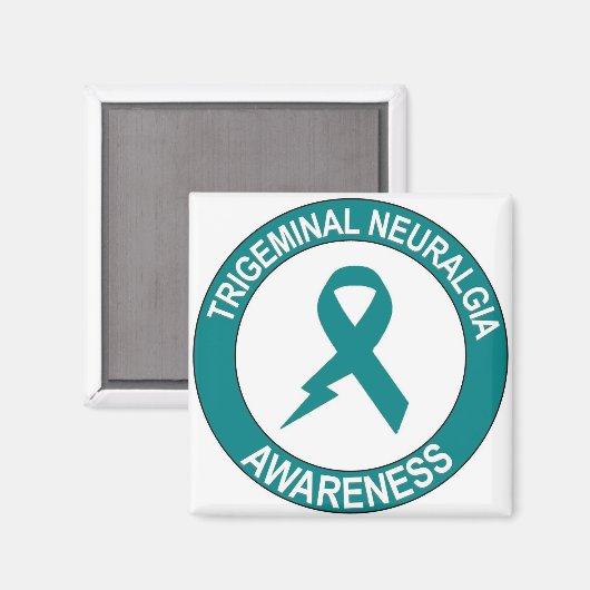 Trigeminal Neuralgie Bolt Ribbon Magnet (Vorderseite/Rückseite)
