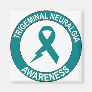 Trigeminal Neuralgie Bolt Ribbon Magnet