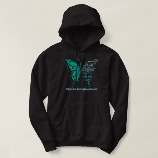Trigeminal Neuralgie Ich bin der Sturm Hoodie (Design vorne)