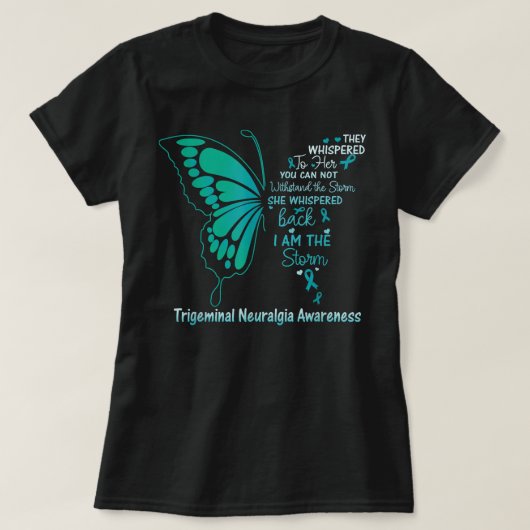 Trigeminal Neuralgie Ich bin der Sturm T-Shirt (Design vorne)