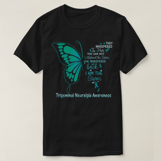 Trigeminal Neuralgie Ich bin der Sturm T-Shirt (Design vorne)