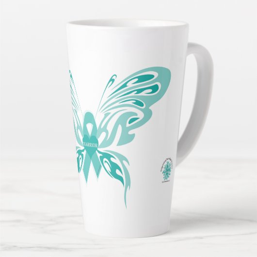 Trigeminal Neuralgie Schmetterling #4 Milchtasse (Rechte Ecke)