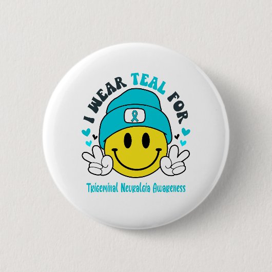 Trigeminal Neuralgie Sensibilisierungskampagne Button (Vorderseite)