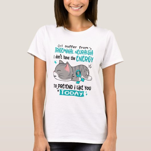 Trigeminal Neuralgie Sensibilisierungskampagne T-Shirt (Vorderseite)