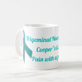 Trigeminalneuralgia-Band-Tasse Kaffeetasse (Vorderseite Links)