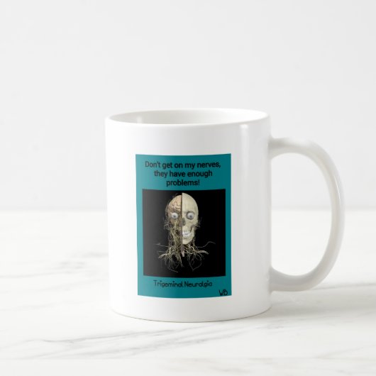 Trigeminalneuralgia-Bewusstsein Kaffeetasse (Rechts)