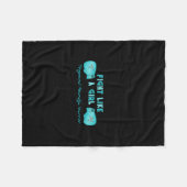 Trigeminalneuralgia-Bewusstseins-Decke Fleecedecke (Vorderseite (Horizontal))