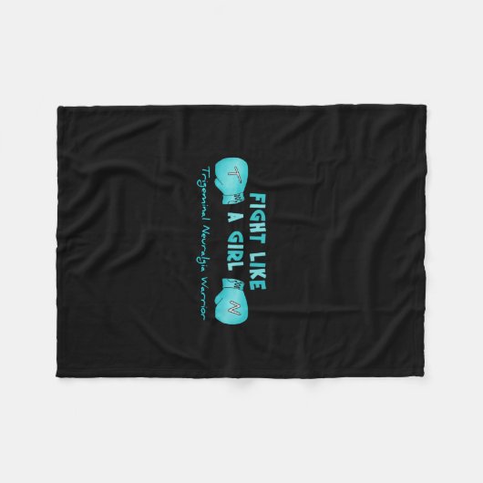 Trigeminalneuralgia-Bewusstseins-Decke Fleecedecke (Vorderseite (Horizontal))