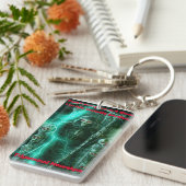 Trigeminalneuralgia-Bewusstseins-Schlüsselkette Schlüsselanhänger (Vorderseite rechts)