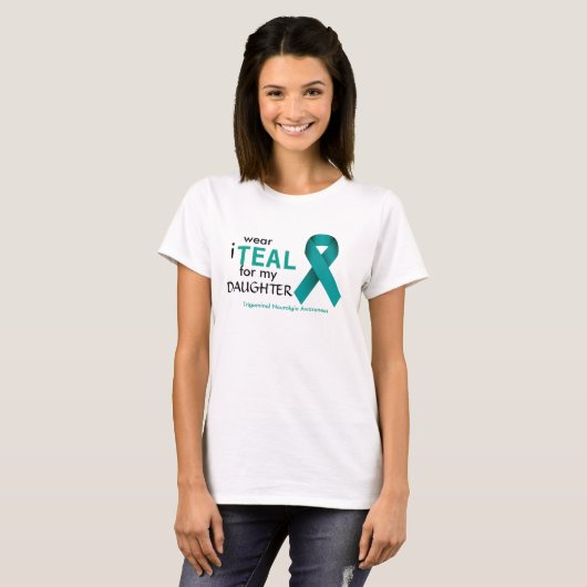 Trigeminalneuralgia-Bewusstseins-T-Shirt T-Shirt (Vorne ganz)