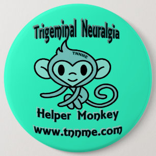 Trigeminalneuralgia-Helfer-AffePin. Button