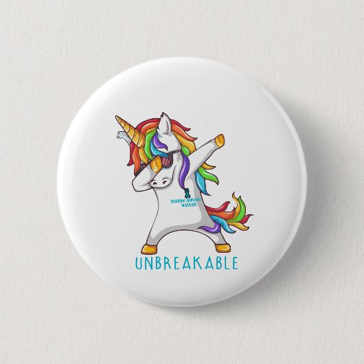 Trigeminalneuralgia-Krieger unzerbrechlich Button (Vorderseite)