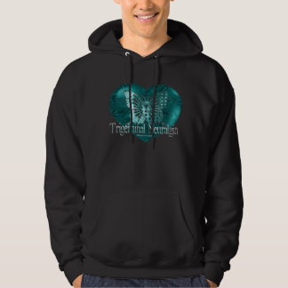 Trigeminalneuralgia-Schmetterlings-Herz-Shirt Hoodie