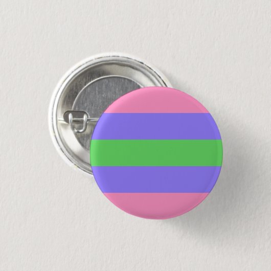 Trigender Flaggen-Abzeichen Button (Vorne & Hinten)
