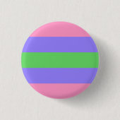 Trigender Flaggen-Abzeichen Button (Vorderseite)