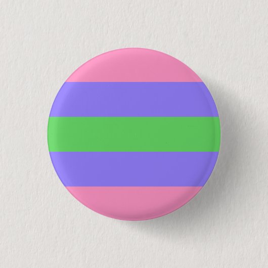 Trigender Flaggen-Abzeichen Button (Vorderseite)