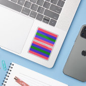 Trigender Pride Aufkleber (Laptop mit iPhone)